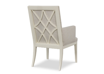 FRETWORK DIAMOND ARM CHAIR