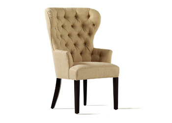 GARBO TUFTED DINING ARM CHAIR
