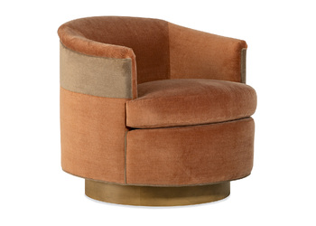 OLIVIA MEMORY SWIVEL W/ DECORATIVE BACK