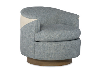 OLIVIA MEMORY SWIVEL W/ DECORATIVE BACK