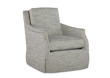 BIZZY SKIRTED SWIVEL GLIDER