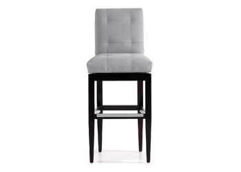 MANN TUFTED MEMORY SWIVEL BAR STOOL