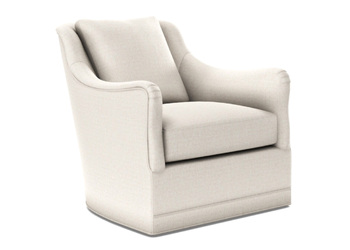 ARCADIA ENGLISH ARM SWIVEL CHAIR